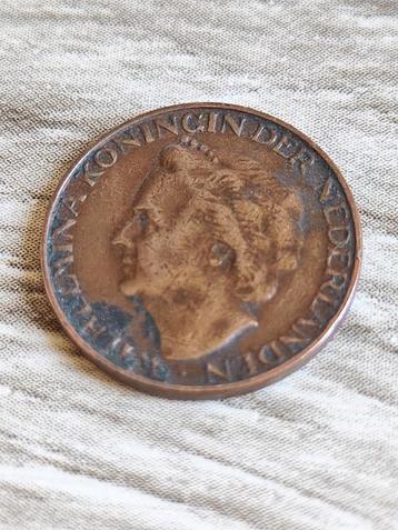 Nederland 1 Cent 1948 – Koningin Wilhelmina – Laatste Jaar beschikbaar voor biedingen