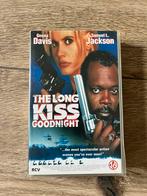 Vhs the long kiss goodnight, Cd's en Dvd's, VHS | Film, Ophalen of Verzenden, Zo goed als nieuw