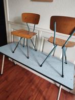 marco vintage/industriële kleuter tafeltje /stoeltjes, Kinderen en Baby's, Kinderkamer | Tafels en Stoelen, Ophalen, Gebruikt