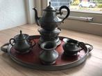 Prachtig tinnen theeservies. Bieden., Antiek en Kunst, Ophalen