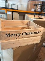 Kratje Merry Christmas, Doe-het-zelf en Verbouw, Kratten en Dozen, Minder dan 50 cm, Ophalen of Verzenden, Zo goed als nieuw, Minder dan 40 cm