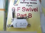 total 250 zak swivels assorti bieden op alles, Ophalen of Verzenden