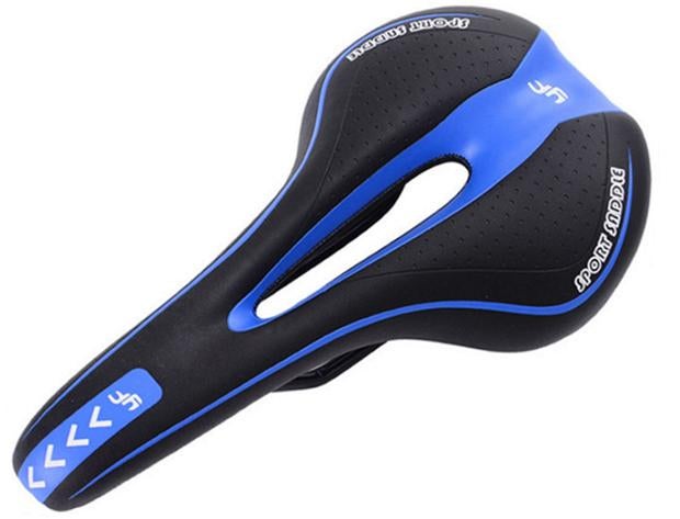 Racefiets MTB zadel zwart met blauw fietszadel wielrenzadel, Sport en Fitness, Ophalen of Verzenden, Nieuw, Overige typen