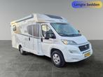 Carado T338 Lengtebedden + Hefbed, Caravans en Kamperen, Campers, Standaard zit, Fiat, Bedrijf, Hordeur