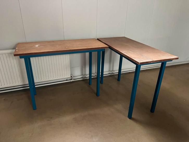 2 x Stevige WERKTAFEL INPAKTAFEL WERKBANK 120 x 55 x 87 cm, Doe-het-zelf en Verbouw, Overige Doe-het-zelf en Verbouw, Gebruikt