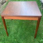 Vintage eettafel, teakhout, uitschuifbaar, Huis en Inrichting, Tafels | Eettafels, Ophalen, Gebruikt, 50 tot 100 cm, 50 tot 100 cm