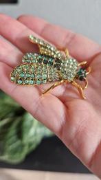 Broche insect met steentjes, Sieraden, Tassen en Uiterlijk, Broches, Verzenden, Nieuw, Zilver, Overige materialen