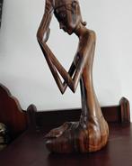 Zittende vrouw bali, Antiek en Kunst, Ophalen of Verzenden