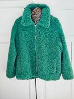 Monki! Prachtige frisgroene teddy jas. Mt m, Ophalen of Verzenden, Zo goed als nieuw, Maat 38/40 (M), Beige