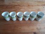 Wiebe van der Zee,  6 melkbekers, Ophalen, Porselein, Overige stijlen, Overige typen