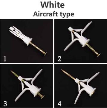 25 stevige hollewand pluggen met schroeven € 5,00 - nieuw  beschikbaar voor biedingen