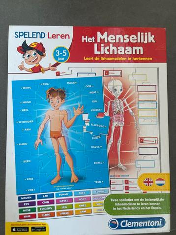 Clementoni Het Menselijk Lichaam Puzzel/ spel beschikbaar voor biedingen