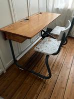Gratis Vintage schoolbankje voor kids, Ophalen, Gebruikt, Bureau