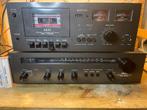 stereoset Akai receiver AA1015  en tapedeck CS-702-D, Ophalen, Gebruikt, Losse componenten, Cassettedeck