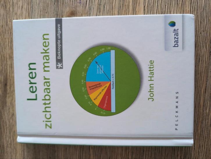 John Hattie - Leren zichtbaar maken, Boeken, Schoolboeken, Zo goed als nieuw, Nederlands, Overige niveaus, Ophalen of Verzenden