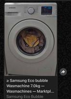 Samsung Ecobubble wasmachine 7 kg, Witgoed en Apparatuur, Wasmachines, Ophalen, Zo goed als nieuw, Voorlader, 85 tot 90 cm