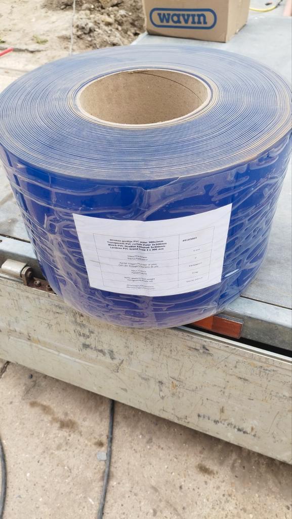 Strokengordijn PVC 300x3mm (L=50m), Doe-het-zelf en Verbouw, Zeil en Folie, Nieuw, Folie, 15 m² of meer, Ophalen