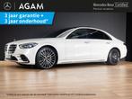 Mercedes-Benz S-klasse 500 4MATIC Lang AMG Line Premium PLUS, Auto's, Mercedes-Benz, Automaat, Euro 6, Wit, Bedrijf