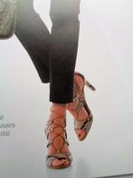 Caroline Biss python leren sandalen, maat 40, NIEUW, doos, Bruin, Verzenden, Nieuw, Schoenen met hoge hakken