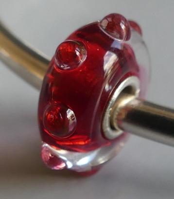 Trollbeads ROZE KNOP beschikbaar voor biedingen