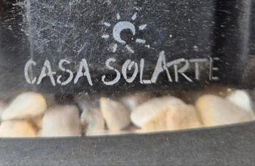 Brander, casa Solarte, gepolijst aluminium- glas  beschikbaar voor biedingen