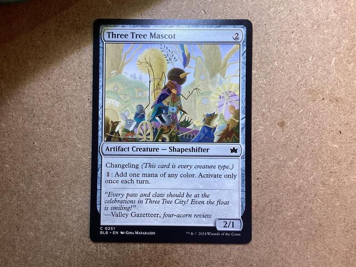 1x Three Tree Mascot [0251] (Near Mint), Hobby en Vrije tijd, Verzamelkaartspellen | Magic the Gathering, Zo goed als nieuw, Losse kaart
