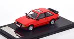 Jsn Vitesse 1:43 Ford Escort MK3 XR3i RHD 1983 rood, Hobby en Vrije tijd, Modelauto's | 1:43, Overige merken, -, Nieuw, Ophalen of Verzenden