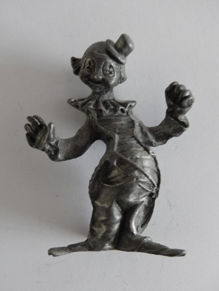 Tinnen clown Artil Utrecht, Verzamelen, Beelden en Beeldjes, Zo goed als nieuw, Mens, Ophalen of Verzenden