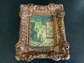 Schilderij P de Hoogh schilderijtje Pieter de hooch vintage beschikbaar voor biedingen