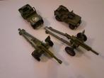 Dinky toys jeeps en kanonnen, Ophalen of Verzenden, Gebruikt, Auto, Dinky Toys