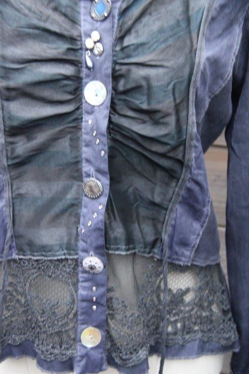 Jasje/ blouse grijs Elisa Cavaletti mt L Vaste prijs, Maat 42/44 (L), Ophalen of Verzenden, Zo goed als nieuw, Elisa Cavaletti