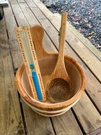 Sauna setje, Ophalen of Verzenden, Zo goed als nieuw, Toebehoren