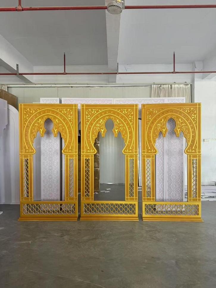 Backdrops te huur - Gouden decoratie, Huis en Inrichting, Woonaccessoires | Wanddecoraties, Zo goed als nieuw, Ophalen of Verzenden