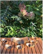 Set hoornen platen, handgemaakt, Antiek en Kunst, Antiek | Bestek, Ophalen of Verzenden