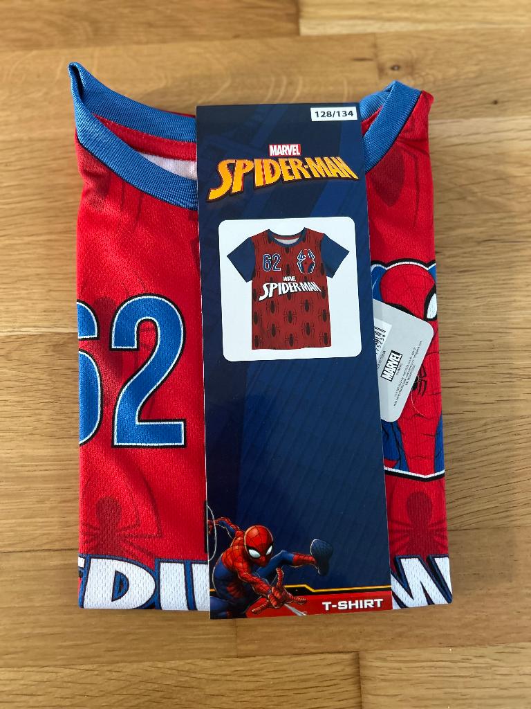 Spider man t-shirt - Maat 128/134, Ophalen of Verzenden, Nieuw, Jongen, Shirt of Longsleeve
