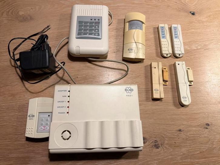 ELRO HA51 Alarmsysteem Compleet, Doe-het-zelf en Verbouw, Alarmsystemen, Gebruikt, Compleet systeem, Beweging, Draadloos, Ophalen of Verzenden
