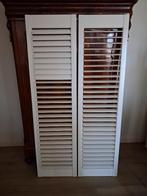 Witte shutters, Ophalen, Minder dan 50 cm, Wit, Zo goed als nieuw