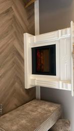 Mooie schouw met haard die licht en warmte geeft elektrisch, Huis en Inrichting, Haarden, Ophalen of Verzenden, Gebruikt, Vrijstaande haard