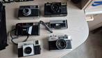 6 analoge fotocamera's   voor merk zie foto's, Ophalen of Verzenden, Gebruikt, Compact, Overige Merken