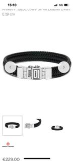 Buddha to buddha armband, Sieraden, Tassen en Uiterlijk, Armbanden, Ophalen of Verzenden, Zo goed als nieuw, Zilver, Leer