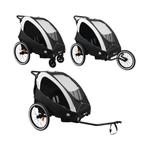 Deryan Fietskar - Wandelwagen - Hardloopkinderwagen - ZGAN, Kinderen en Baby's, Buggy's, Ophalen, Zo goed als nieuw, Duomodel