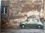 Fiat 500 op canvas 60x80, Huis en Inrichting, Ophalen, 75 tot 100 cm, Oorspronkelijke maker, 50 tot 75 cm