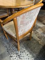 Eikenhouten Eettafel met 4 Stoelen €95, Ophalen, Gebruikt, 4 tot 6 stoelen, X