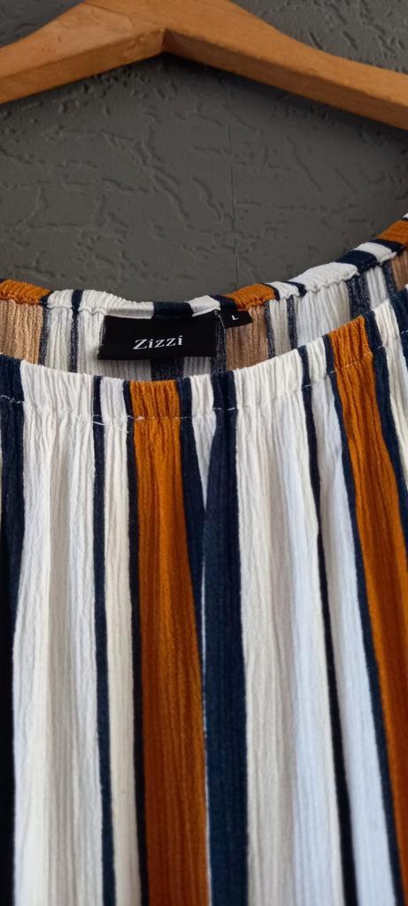 Zizzi Jurk Maat L - Gestreept, Kleding | Dames, Jurken, Zo goed als nieuw, Maat 42/44 (L), Overige kleuren, Boven de knie, Ophalen of Verzenden