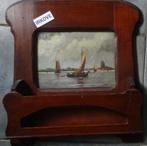 OUDE KRANTENHANGER MET DORDRECHT * Hout *, Antiek en Kunst, Verzenden