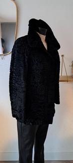 Vintage Swakara bontjasje, Ophalen of Verzenden, Zo goed als nieuw, Maat 38/40 (M), Zwart