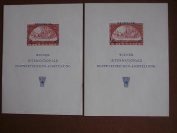 OOSTENRIJK 1965; 2 BLOKKEN  "WIPA" LEES ! beschikbaar voor biedingen