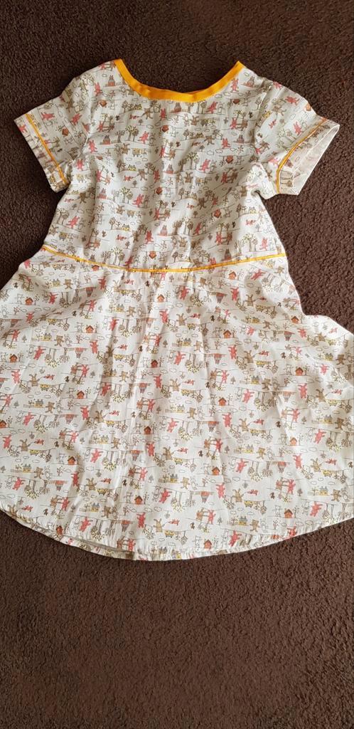 Handgemaakt wit jurkje maat 134, Kinderen en Baby's, Kinderkleding | Maat 134, Ophalen of Verzenden