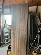 Woood new gravure hoge kast met lade, essen eapresso, Doe-het-zelf en Verbouw, Platen en Panelen, Ophalen of Verzenden, Zo goed als nieuw