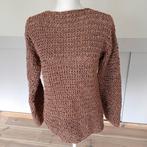 Gehaakte linnen mix trui goudkleurig maat m, Kleding | Dames, Ophalen of Verzenden, Zo goed als nieuw, Maat 38/40 (M)